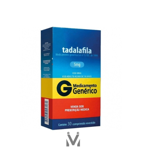 Tadalafila 5mg - 30 Comprimidos
