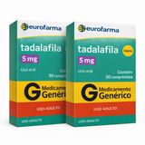 Kit Tadalafila 2 Caixas 5mg – 60 Comprimidos | Mais economia