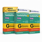 Kit com 3 caixas de tadalafila 5mg VirilMen, contendo 90 comprimidos, produto original e lacrado